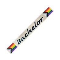 Progress Bachelor Sash for Pride Events