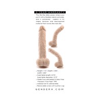 Dildo Poseable TrueFeel Flexskin Claro