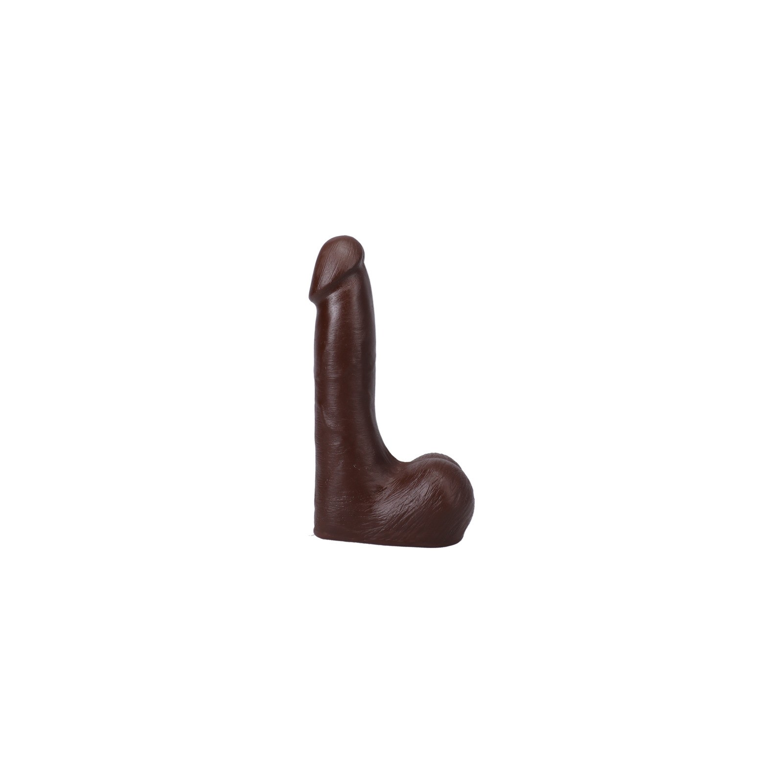 Realistic 7 Inch ULTRASKYN Dildo with Balls Chocolate