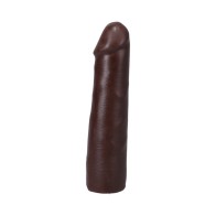 The Realistic Cock 7 in. ULTRASKYN Vac-U-Lock Dildo Chocolate - Realistic Pleasure