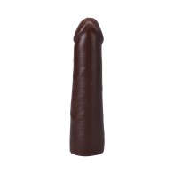 The Realistic Cock 7 in. ULTRASKYN Vac-U-Lock Dildo Chocolate - Realistic Pleasure