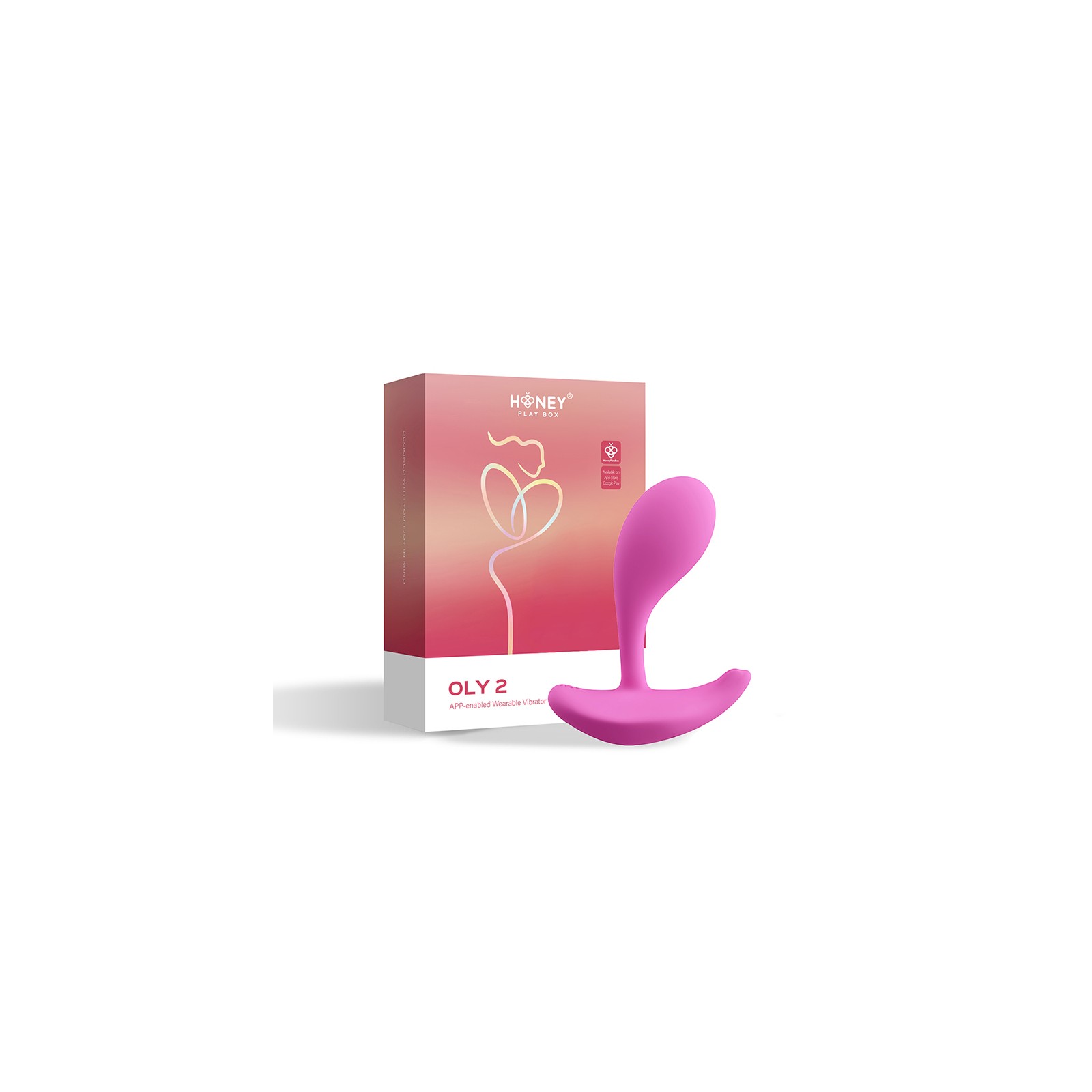 Honey Play Box Oly 2 Wearable Vibrator - App-Enabled