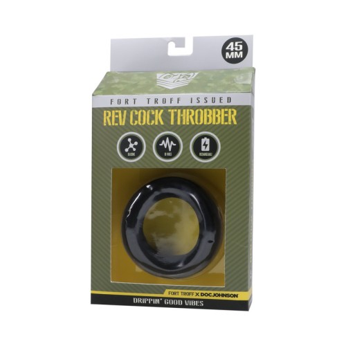 Fort Troff Rev Cock Throbber Anillo Vibrador - Placer Supremo