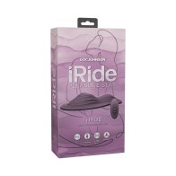 Silla de Placer iRide Throb Púrpura Polvoriento - Diversión con Control Remoto