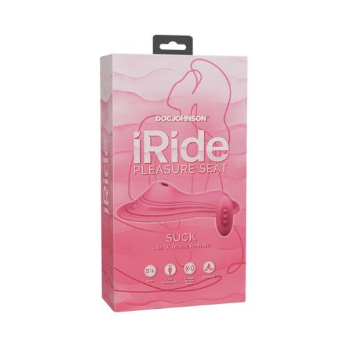 iRide Sillón de Placer Recargable con Control - Rosa Polvoriento - Producto Adulto