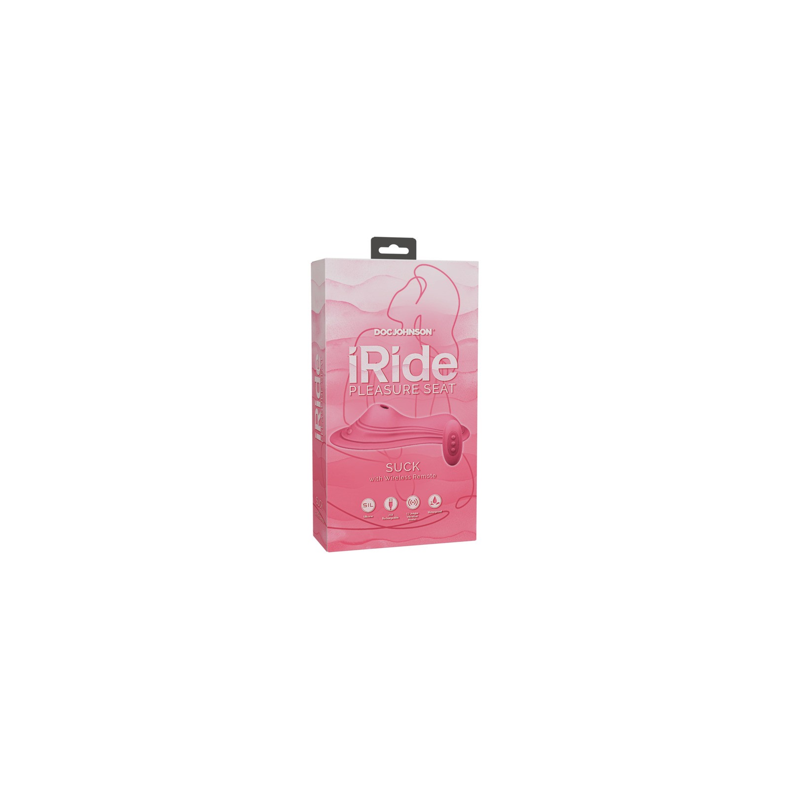 iRide Sillón de Placer Recargable con Control - Rosa Polvoriento - Producto Adulto