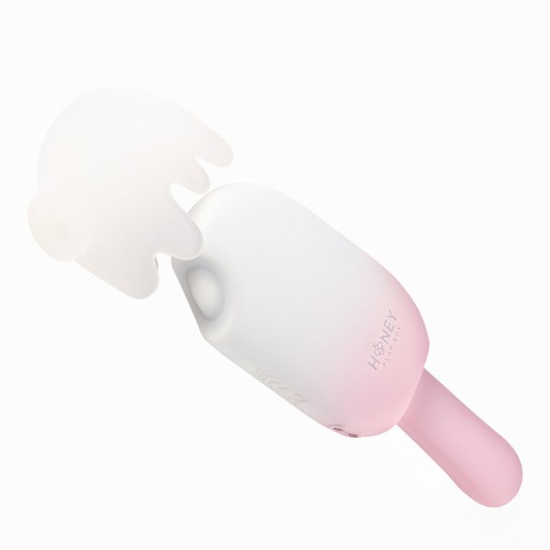 Honey Play Box Bite Me Sucking Tapping Vibrator - Pink