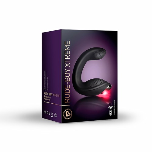 Rocks Off Rude-Boy Xtreme Prostate Massager - Black