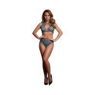 Le Desir Duo Net Key-Hole Bra Set