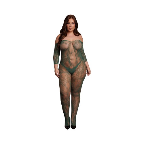 Le Desir Lace Long-Sleeved Bodystocking