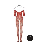 Le Desir Lace Long-Sleeved Bodystocking for Seductive Nights