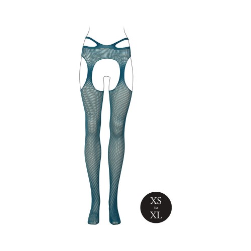 Le Desir Suspender Pantyhose Ocean Deep O/S