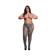 Le Desir Suspender Pantyhose Queen Size