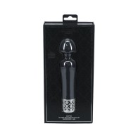 Royal Gems Black Silicone Rechargeable Vibrator - Ultimate Pleasure