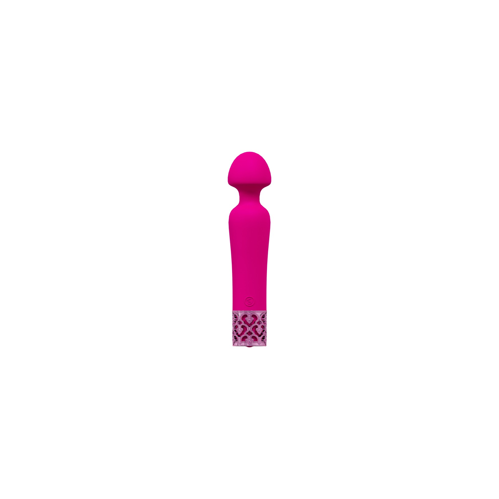 Royal Gems Scepter Silicone Rechargeable Vibrator Pink