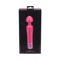 Royal Gems Scepter Silicone Rechargeable Vibrator Pink