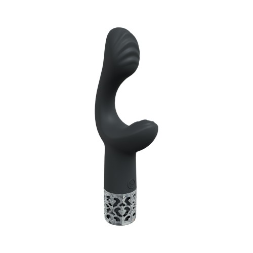 Royal Gems Majestic Silicone Vibrator Black