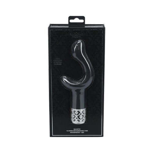 Royal Gems Vibrador Silicona Majestic Negro