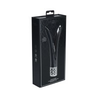 Vibrador Recargable de Silicona Royal Gems Dueling Queens Negro - Estimulación Definitiva