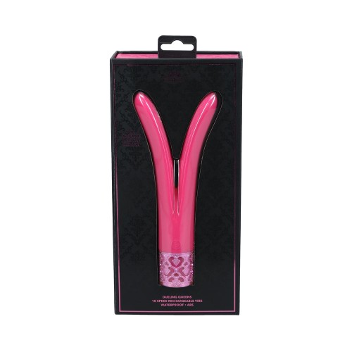 Vibrador Dueling Queens de Silicona Royal Gems