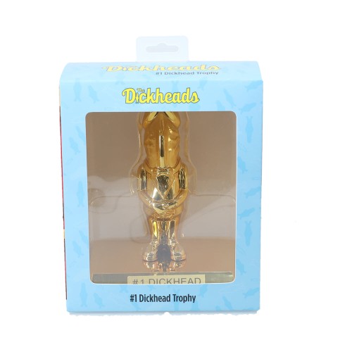 Gold Dickheads Trophy for Fun Celebrations