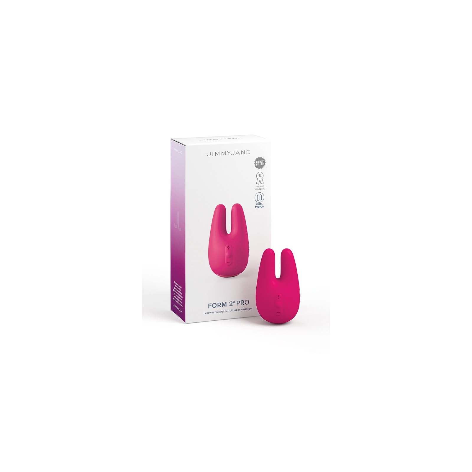 Jimmyjane Form 2 PRO Vibrator with Dual-Motor Design