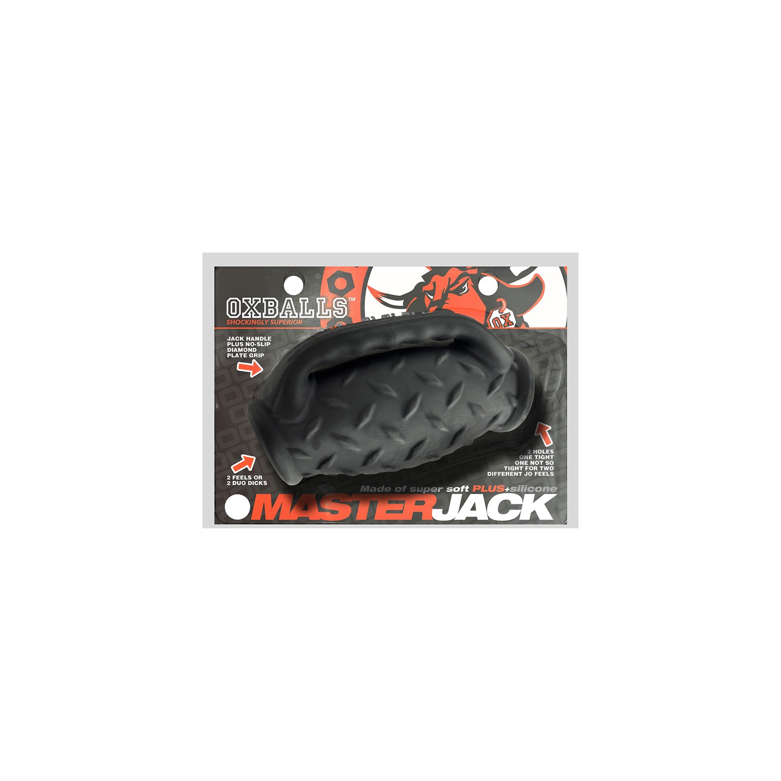 OxBalls Masterjack Doble Penetración Jo Black Ice