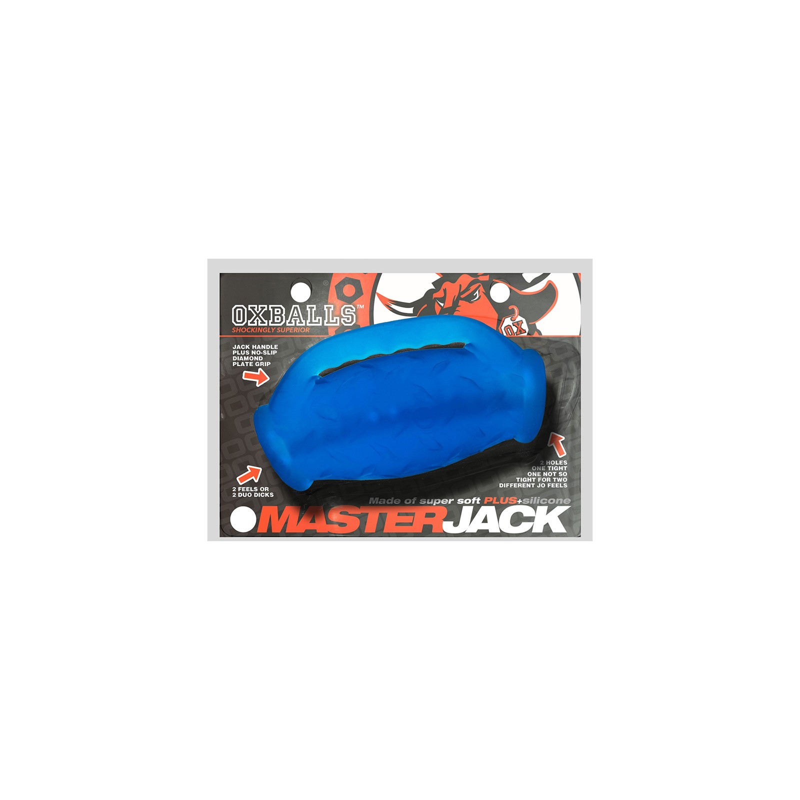 OxBalls Masterjack Blue Ice Dual Penetration Stroker