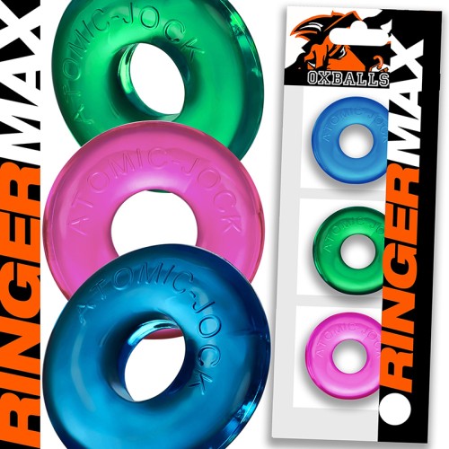 Anillos OxBalls Ringer Max Paquete de 3