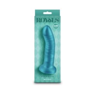 Dildo Metálico Royale de 6 Pulgadas Verde Teal