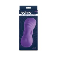 Techno Trap App-Controlled Grinding Pad Purple - Enhance Your Sensual Experience