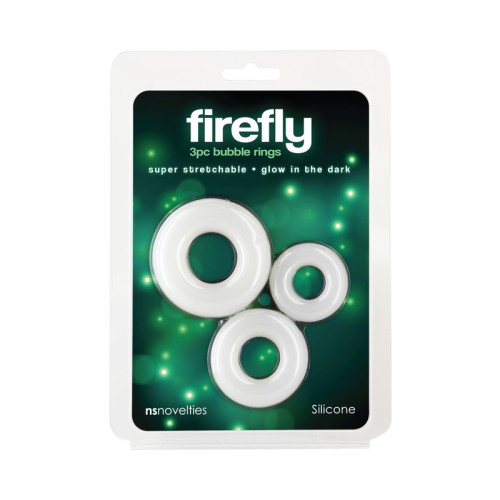 Kit de Anillos de Burbuja Firefly Brillantes en la Oscuridad