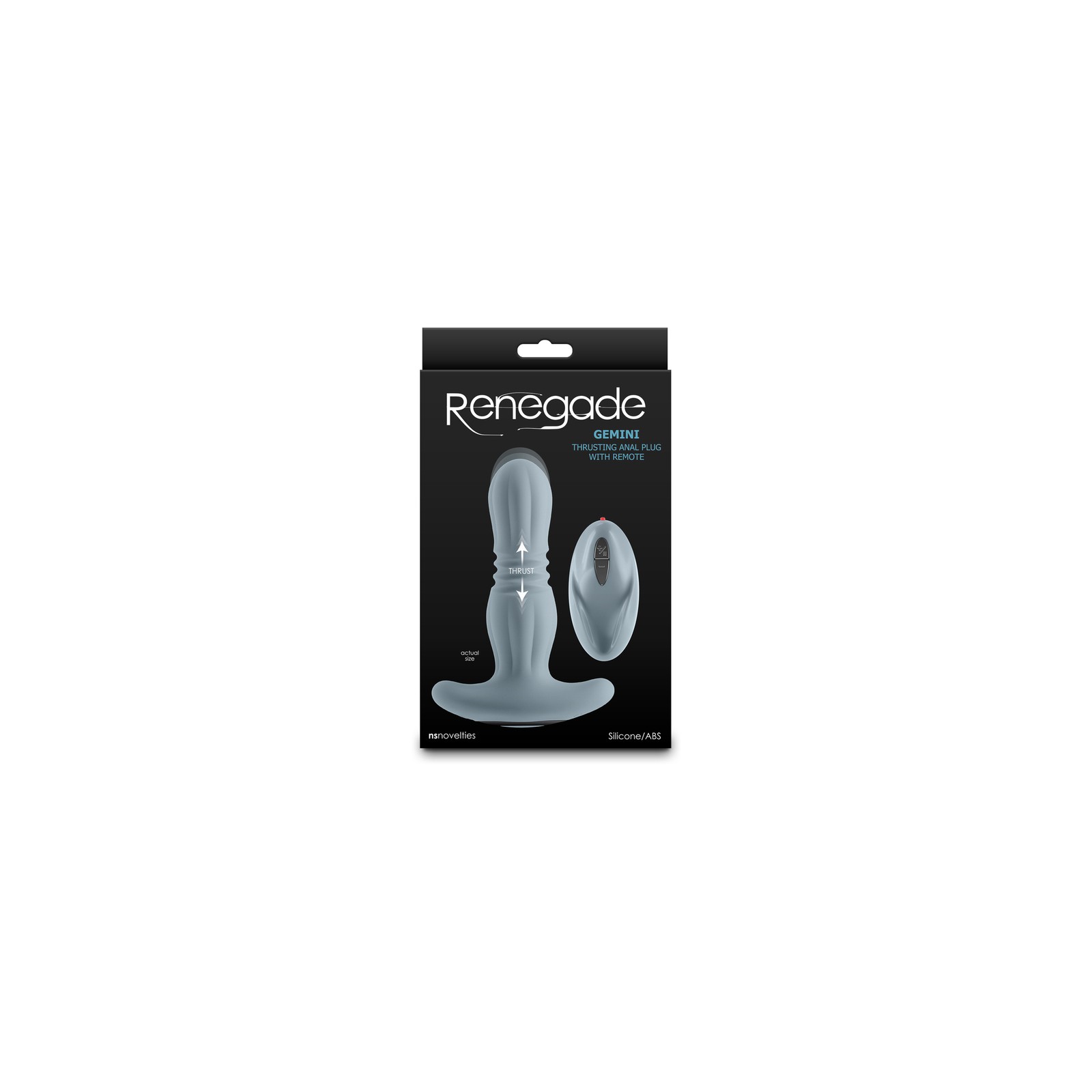 Plug Anal Renegade Gemini con Control Remoto