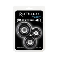 Kit de 3 Anillos para el Pene Renegade Fireman