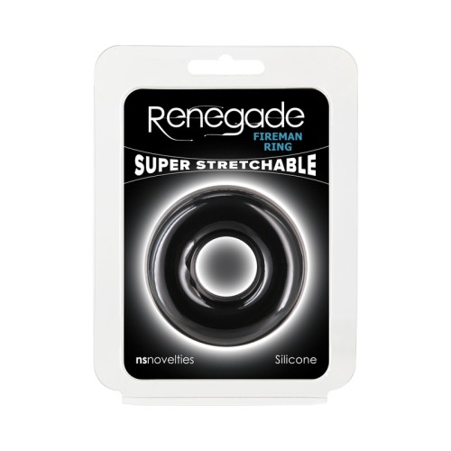 Renegade Fireman Silicone Cock Ring for Enhanced Pleasure