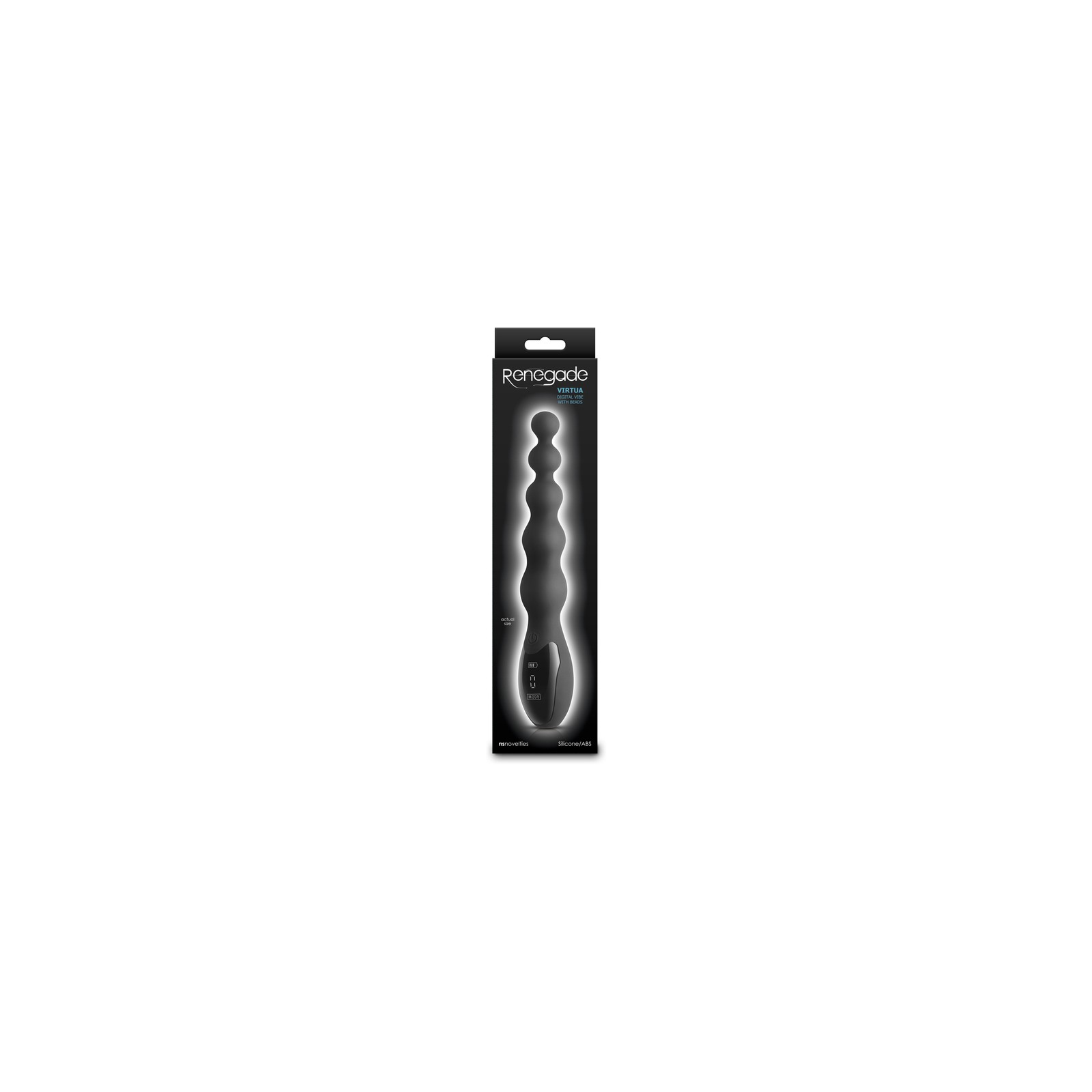 Vibrador Digital Renegade Virtua con Perlas - Negro