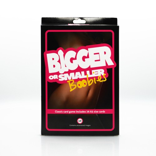 Play Wiv Me Bigger or Smaller Boobs Card Game - Fun Party Game