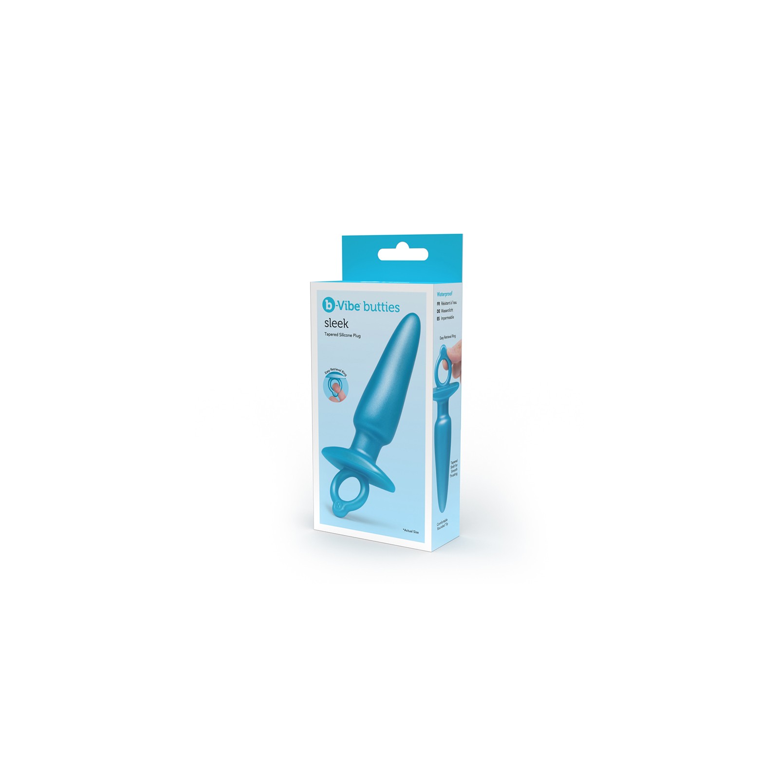 Plug Tapered de Silicona b-Vibe Butties para Placer