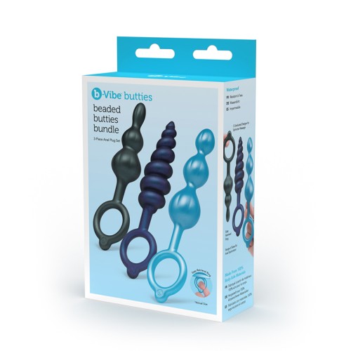 b-Vibe Beaded Butties Anal Plug Set