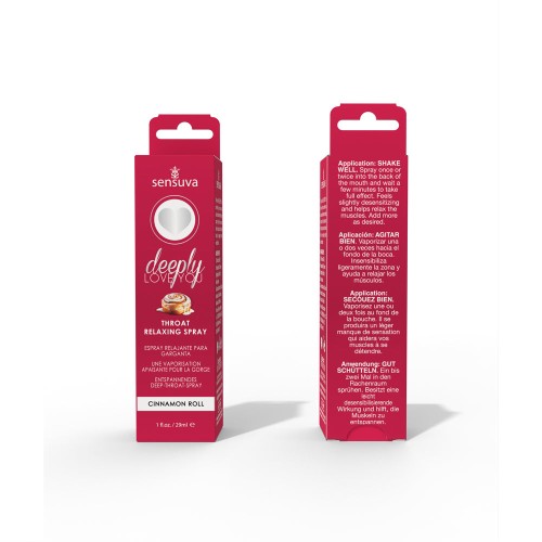 Spray Relajante para la Garganta Sensuva Deeply Love You 1oz