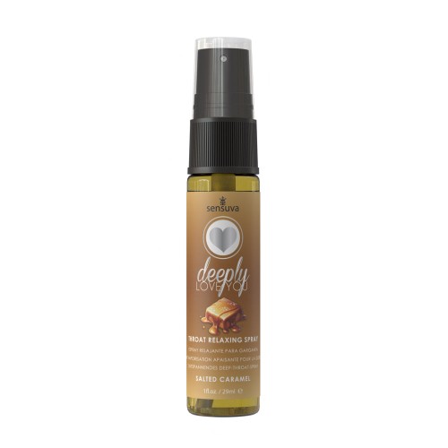 Sensuva Deeply Love You Throat Relaxing Spray Salted Caramel 1 oz.