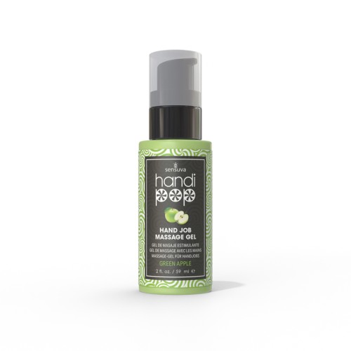 Gel de Masaje Edible Sensuva HandiPop Sabor Manzana Verde