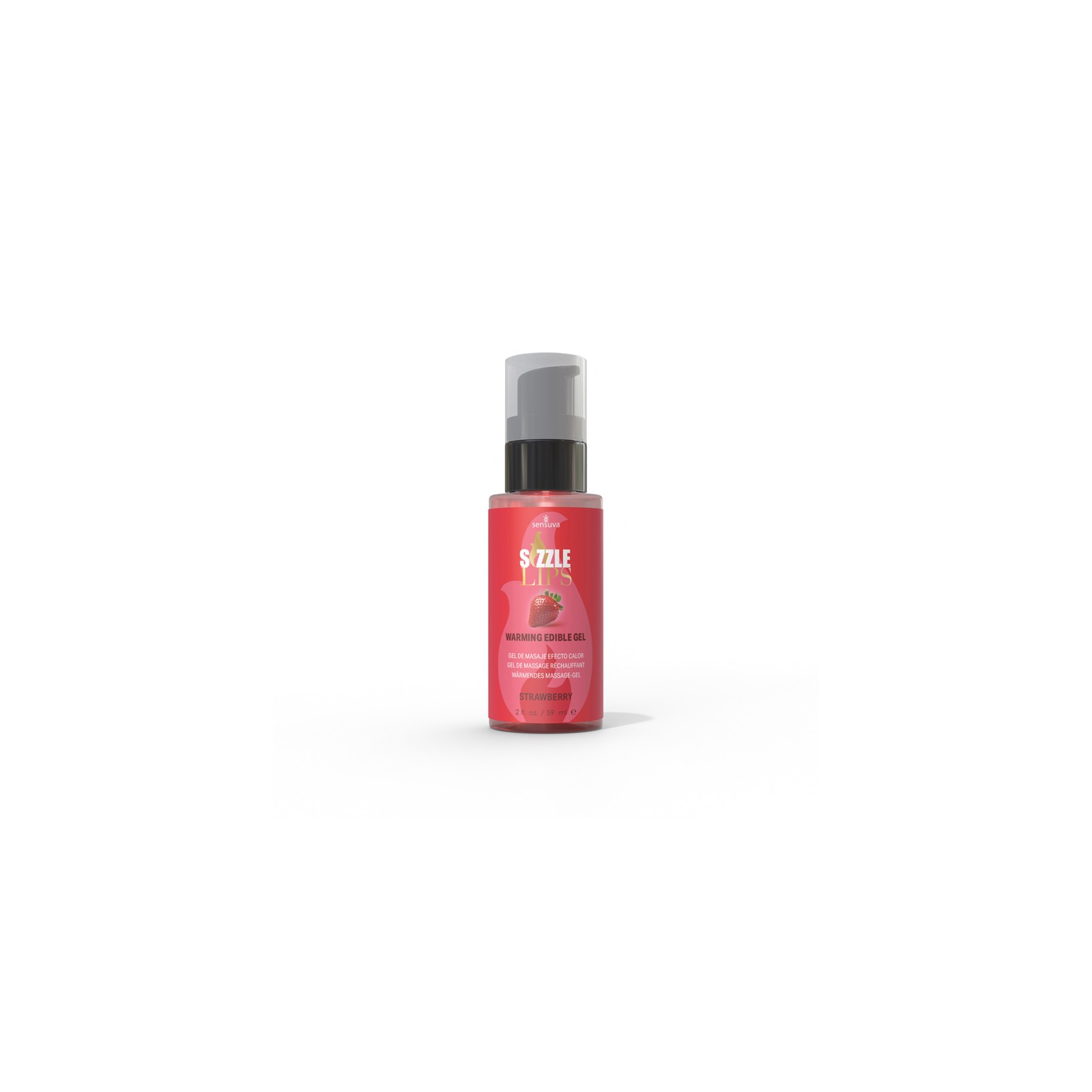 Gel Calentador Sizzle Lips - Sabor Fresa