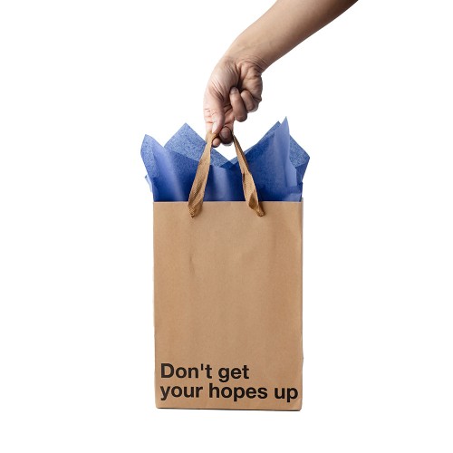 Snarky Gift Bags Don't Get Your Hopes Up 3pk