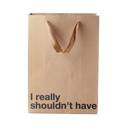 Bolsas de regalo sarcásticas - I Really Shouldn't Have