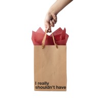 Bolsas de regalo sarcásticas - I Really Shouldn't Have