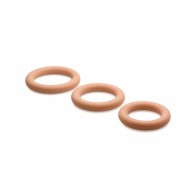 Jock Silicone Cock Ring 3-Piece Set - Medium