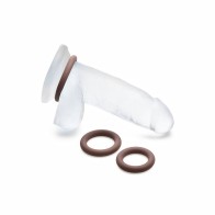 Jock Silicone Cock Ring 3-Piece Set in Dark