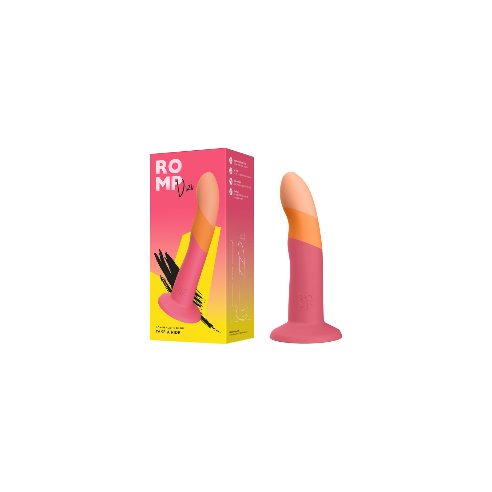 ROMP Dizi Vibrador Curvado para Punto G