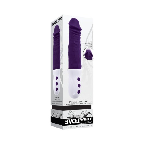 Evolved Plum Thrust Vibrador Recargable